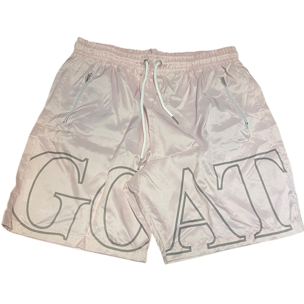 Pink “GOAT” Logo Shorts NWT XXL